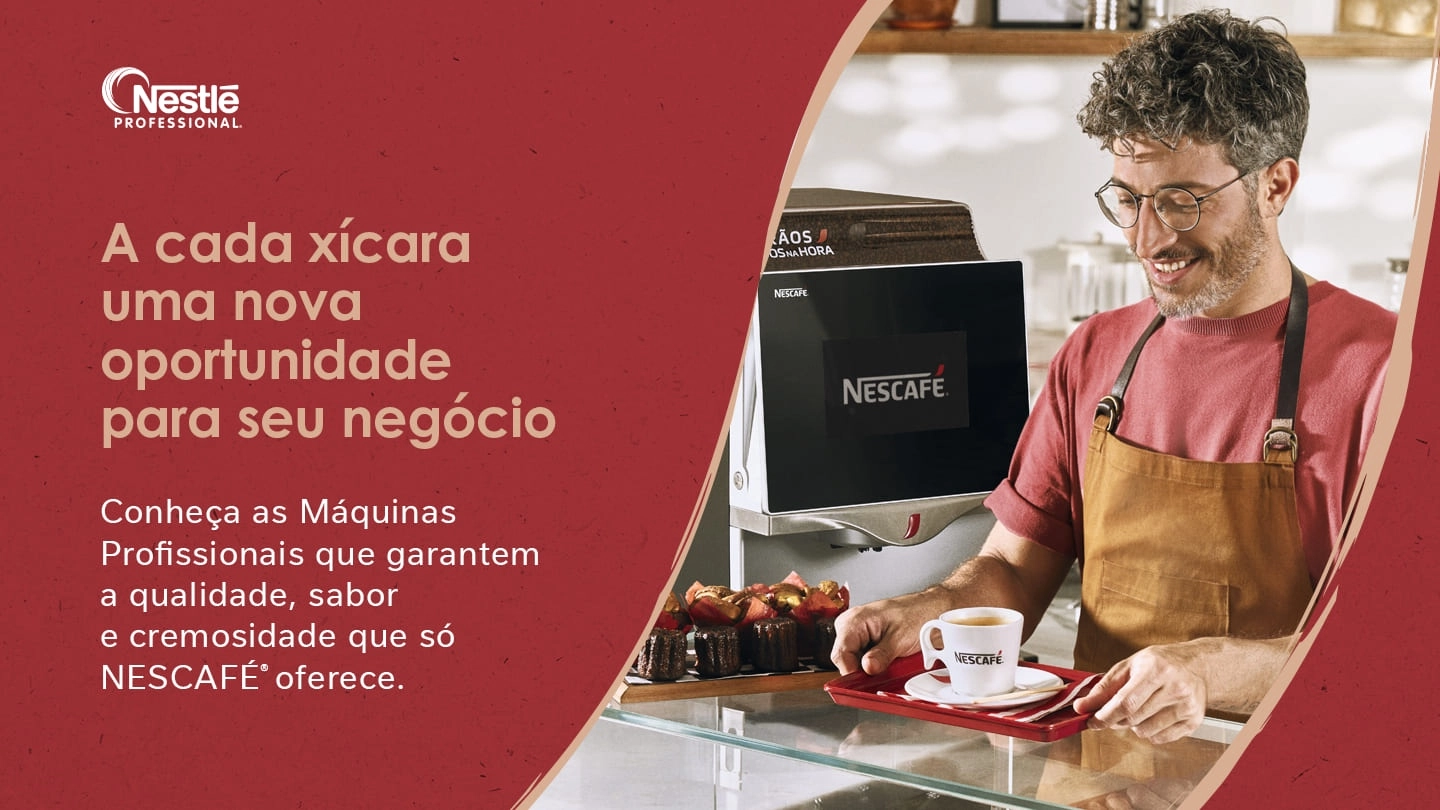 Máquinas e produtos Nestlé